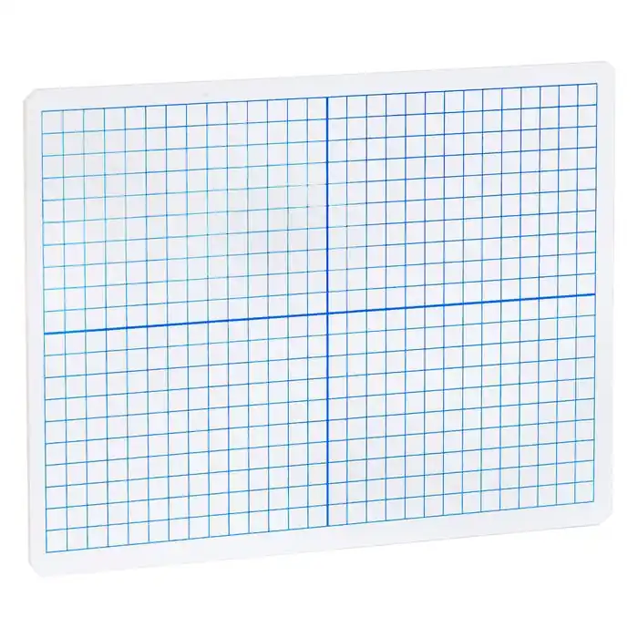 Flipside Two-Sided XY Axis/Blank Dry Erase Boards, 9 x 12 Inches, Pack of 48 Editor’s Pick
